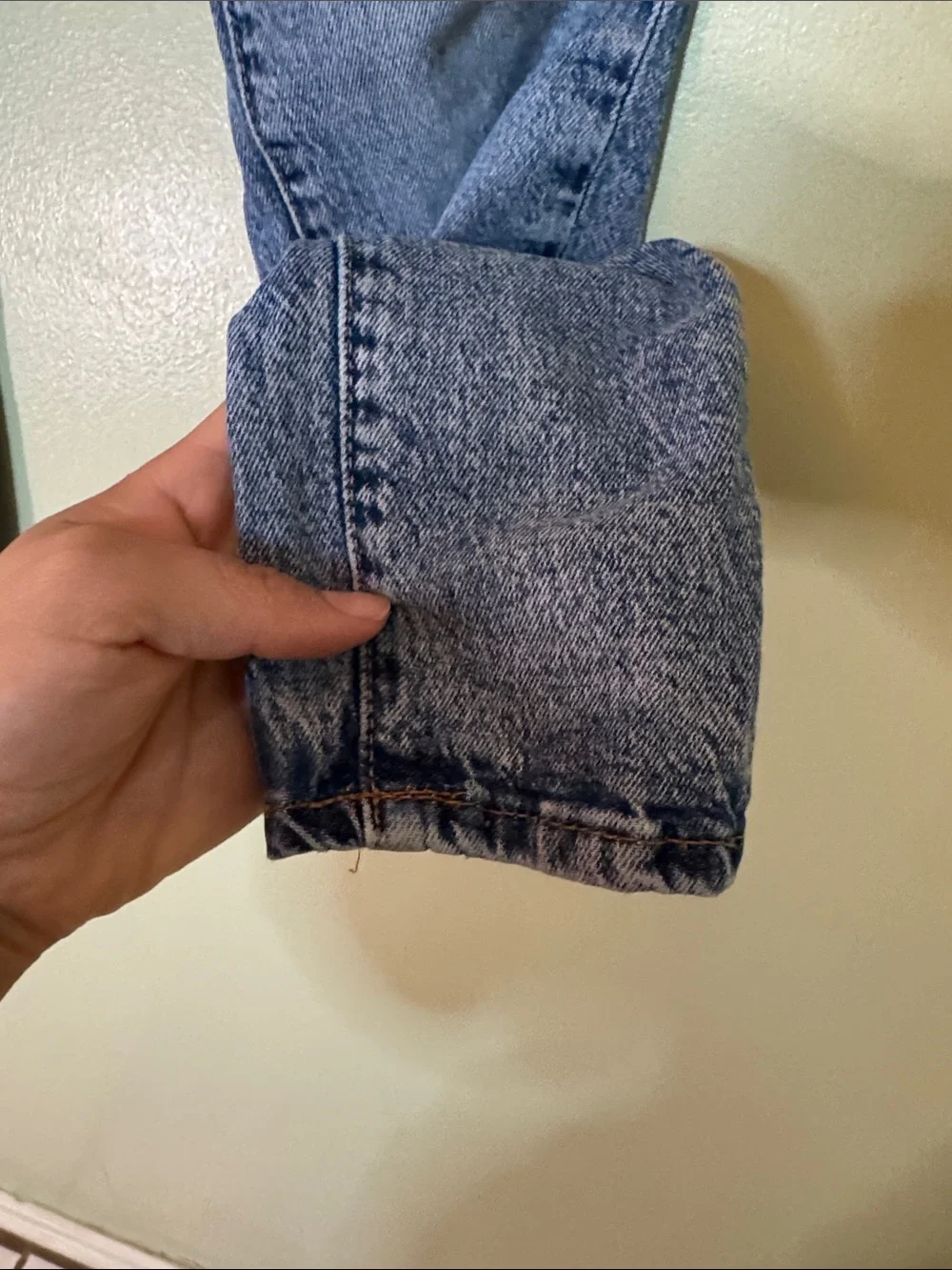 GAP Light Wash Skinny Paperbag Waist Jeans - Blue